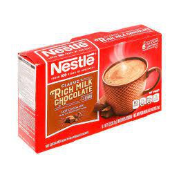 BỘT CACAO HÒA TAN NESTLE RICH MILK Chocolate hộp 121.2gr (6 gói)
