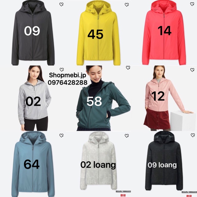 SALE áo gió chống nắng UNIQLO AUTH