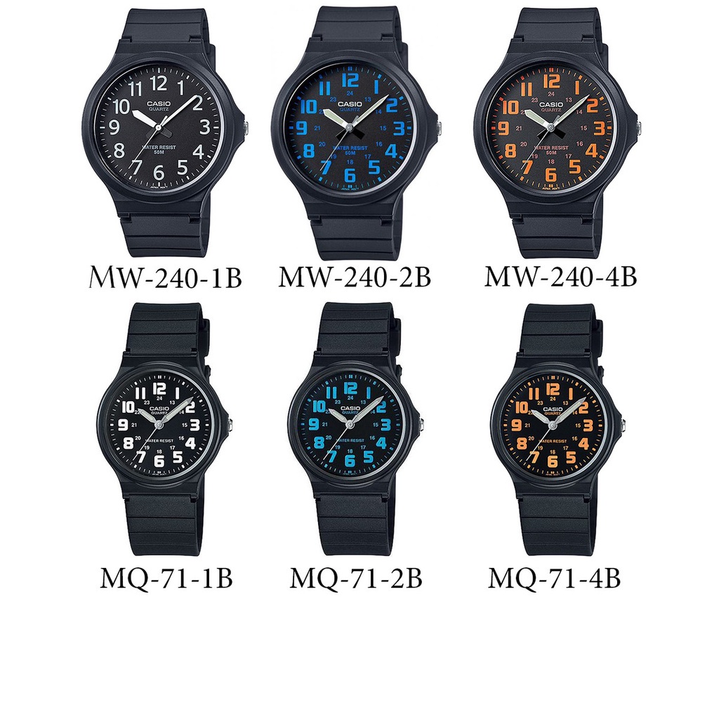 ☃♨♚Đồng hồ cặp Casio chính hãng Anh Khuê MW-240/MQ-71