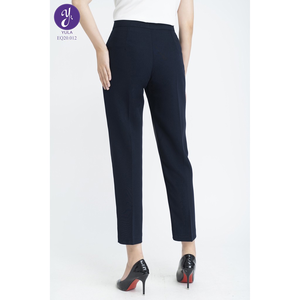 Quần Tây Nữ Đai Trang Trí Hoa Cúc Đính Đá Sang Trọng Phom Âu Công Sở Dáng Baggy Vải Co Giãn Q21.09 | BigBuy360 - bigbuy360.vn