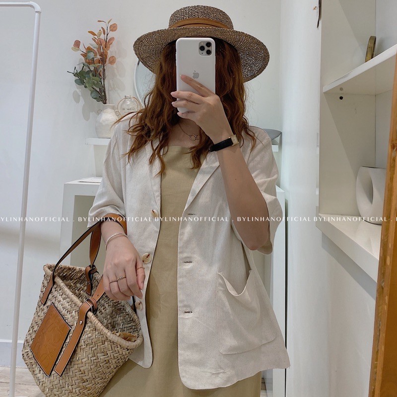 Áo Blazer đũi Hàn (625)