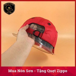 Nón Sơn Màu Đỏ Full - Full Tem Mạc 7 Màu