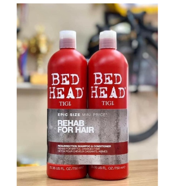 SET TIGI PHỤC HỒI TÓC HƯ TỔN 750ml *2 chai ( ĐỦ BILL)