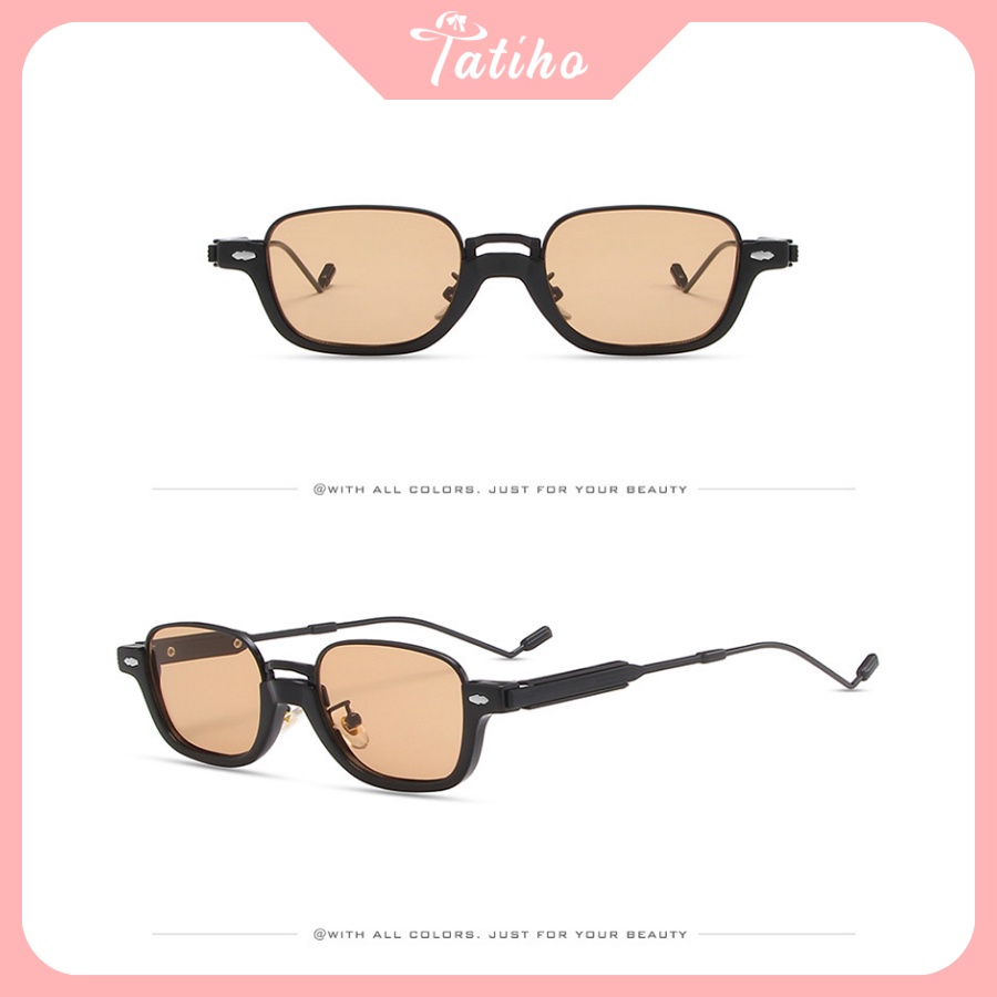 [Hàng Xịn, Giá Tốt] Kính Mát (Kính Râm) Kính Mát Gọng Kim Loại Oval Phong Cách Hàn Quốc Thời Trang - Mã MK031
