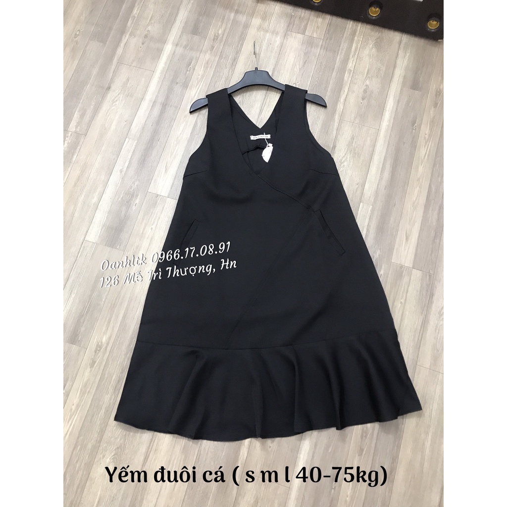 Yếm Bầu Rời Màu Đen &amp; Xanh Đuôi Cá ( 40-85kg)