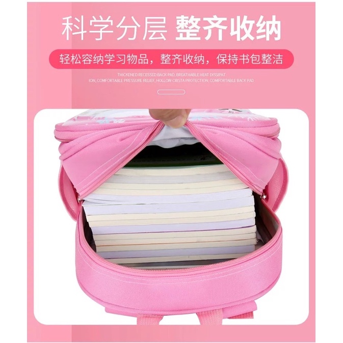 Ba lô cho bé , ba lô hình công chúa Elsa dành cho bé tiểu học , siêu nhẹ và chống nước