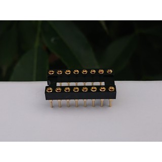 Đế cắm IC Nextron 16P mạ vàng 1U (DIP-16)