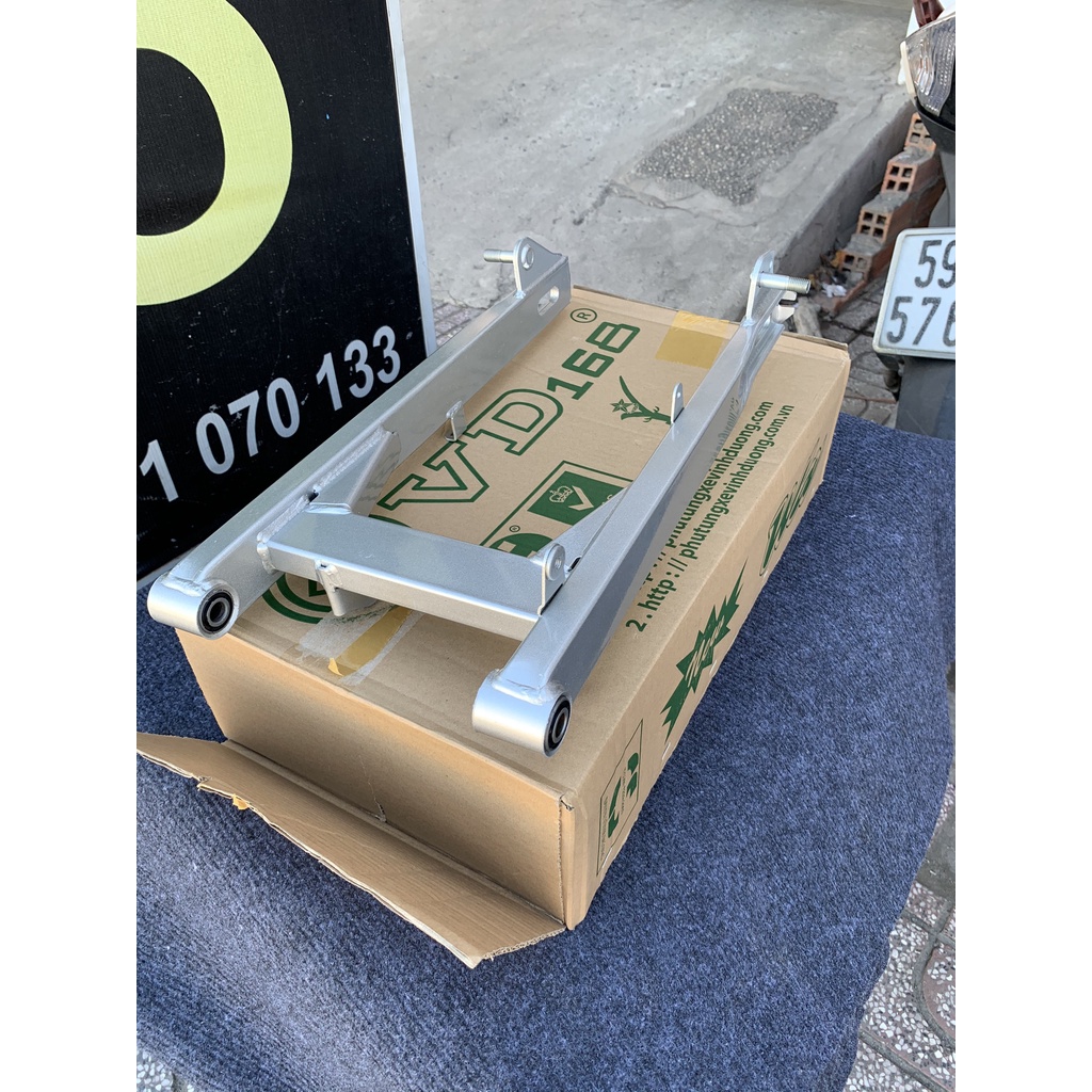 Gấp Wave VD168 chính hãng màu bạc gắn như zin cho wave nhỏ, tặng kèm cao su gấp