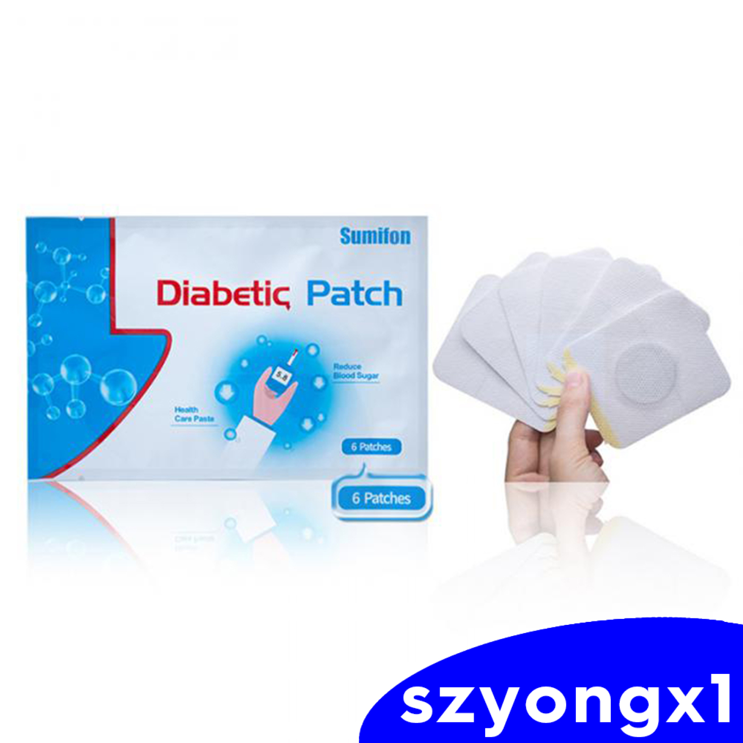 Best sale！ 6 Pcs/1Bag Diabetes Plasters Natural Herbs Diabetic Plaster Diabetes Patch