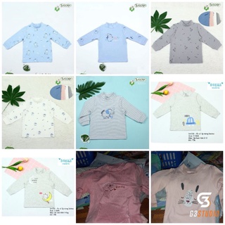 Áo cổ 3p bé trai/gái dokma