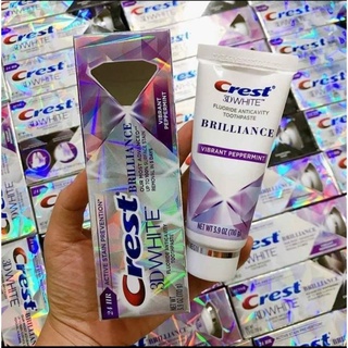 kem đánh răng Crest 3D white Brilliance 110g Mỹ