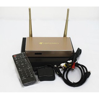 [SALE 10%] Android Tivi Box Ram 1Gb 2 an ten chuyển tivi thường thành tivi internet tặng chuột không dây