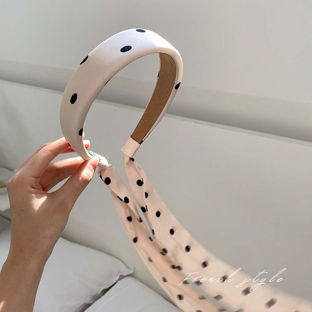 2 Băng Đô Vải Lụa Rửa Mặt In Họa Tiết Dễ Thương Thời Trang Mùa Hè Cho Bạn Gái