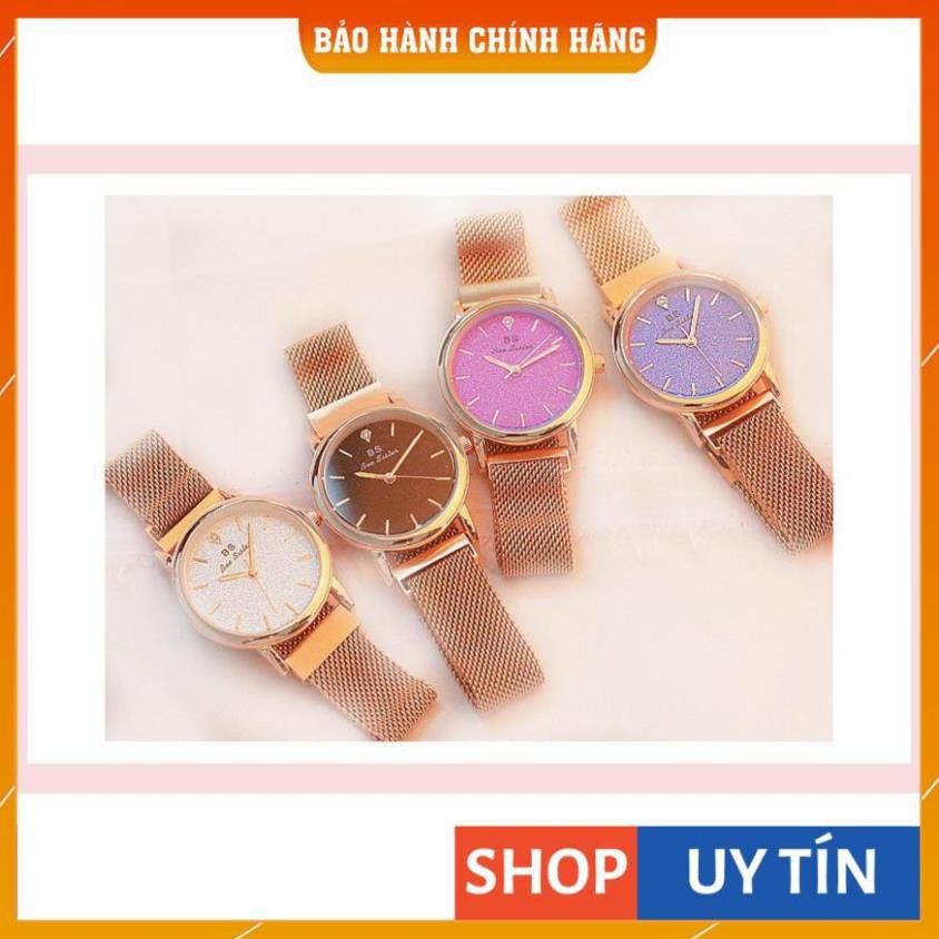 Đồng Hồ Nữ Bee Sister hàng chính hãng 1589 Dây Nam Châm Mặt Cát