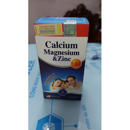 Calcium Magnesium Zinc - Viên uống bổ sung canxi, magie &amp; kẽm