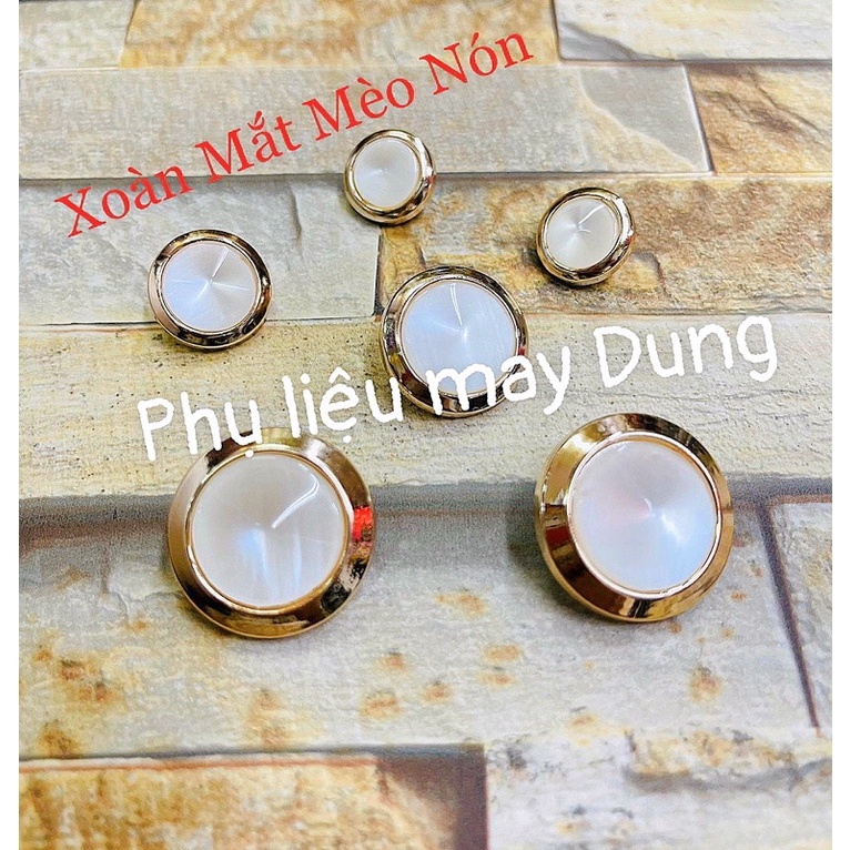 Nút xoàn mắt mèo nón