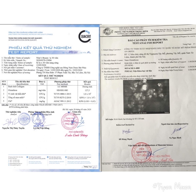 viên uống trắng da Nines beauty - đẹp da mờ nám xoá nhăn