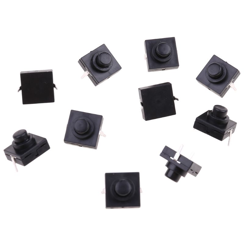 Set 10 Công Tắc Đèn Pin Siêu Mỏng 1A 30V 2Pin CB-1212-112D