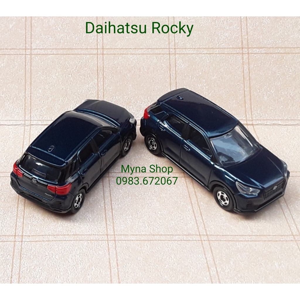 Tomica không hộp - Daihatsu Rocky - màu xanh cổ vịt - kéo sang trái xem thêm ảnh nha