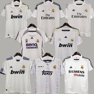 Áo thun bóng đá phong cách Real Madrid 98/00 10/11 11/12 13/14 14/15 năng động