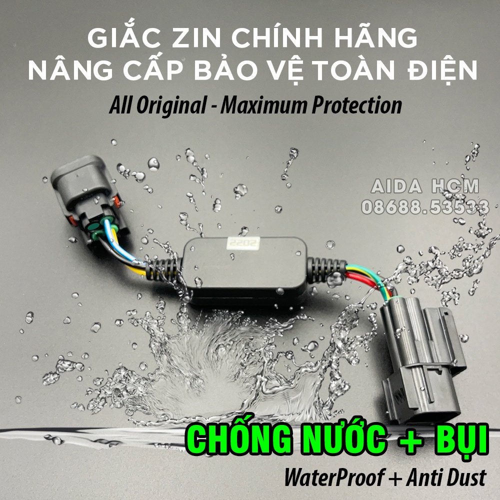 RSX 160 - Winner X - Bộ mạch sẵn giắc zin tạo chớp stop F1 nhiều kiểu + 1 zin - RSX 150 in Malaysia, Indonesia