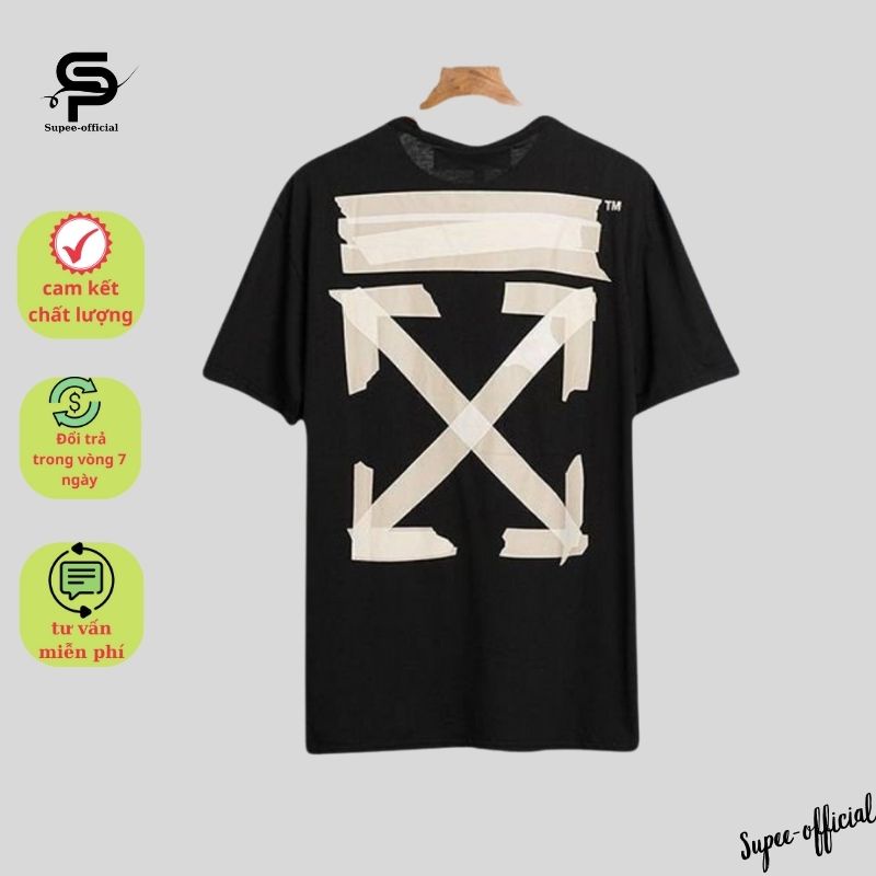 Áo Thun Nam OFF WHITE SUPEE áo thun cao cấp unisex áo phông tay lỡ from rộng thời trang Hàn Quốc