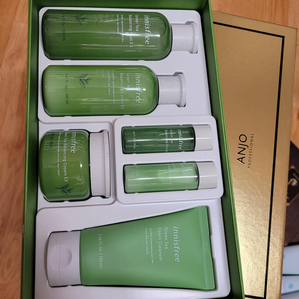 Bộ chăm sóc da Innisfree trà xanh 6 món