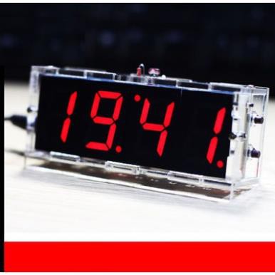 Bộ Lắp Ghép Đồng Hồ LED Sáng Đỏ