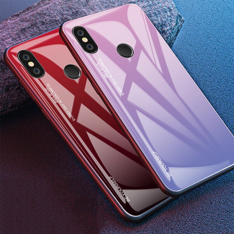 Ốp Lưng Mặt Gương Cường Lực Sang Trọng Cho Xiaomi Redmi Note 9s 7 5 8 Pro 8t 7a 8a Mi 9t Pro 10 A3 On Redmi Note 7 8 9 Pro Max