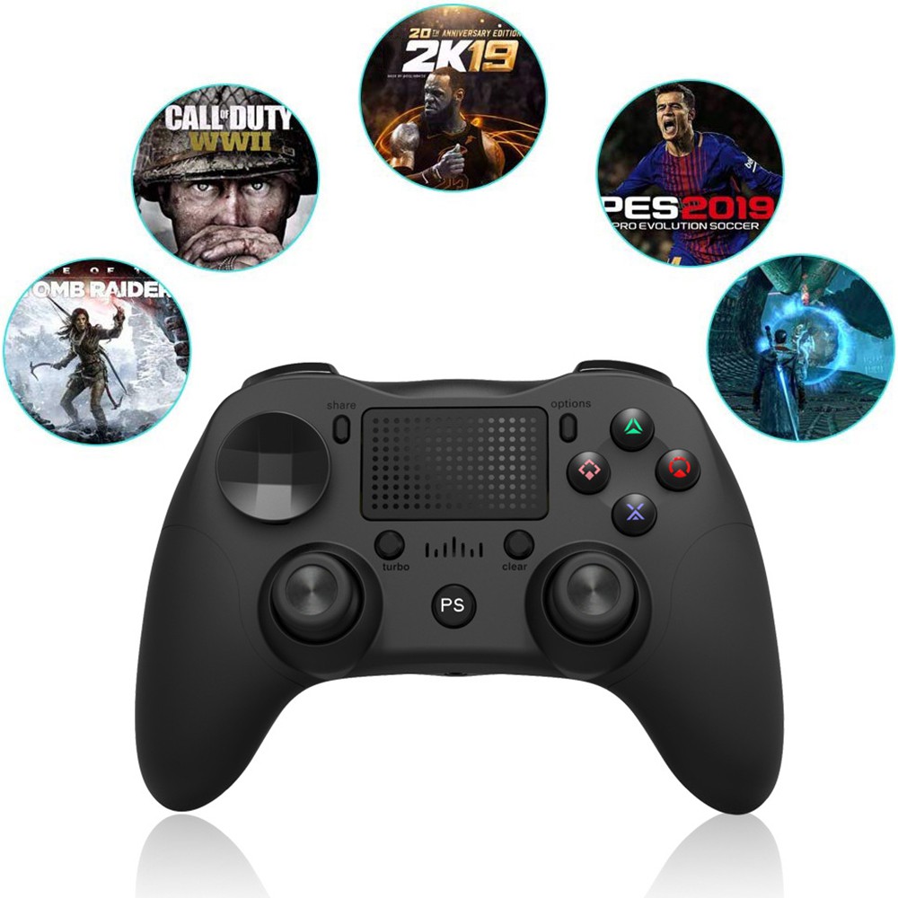 Tay Cầm Chơi Game Bluetooth Không Dây Tao3C Cho Ps4 Dualshock 4 Rung Cho Playstation 4 / Ps3 / Pc Tao3C