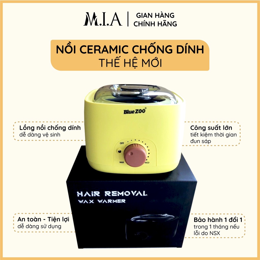 Nồi Nấu Sáp Wax Lông Cao Cấp Chống Dính