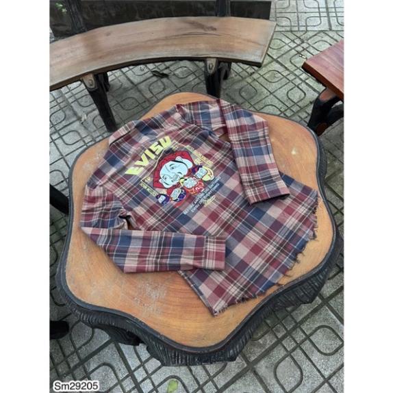 Áo Sơ Mi EVISU Cao Cấp - Áo Sơ Mi Evisu Kẻ Sọc Cho Nam