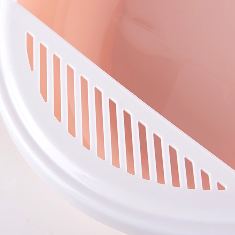 [seve *] Hộp Đập Cát Bằng Nhựa PP Bền Với Muỗng Và Tấm Chắn Thiết Kế Bán Kín Cho Mèo Kitty