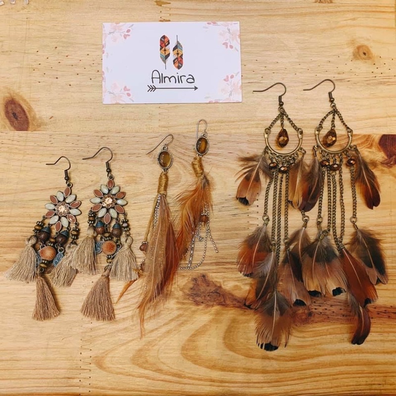 Khuyên tai Boho phong cách Vintage