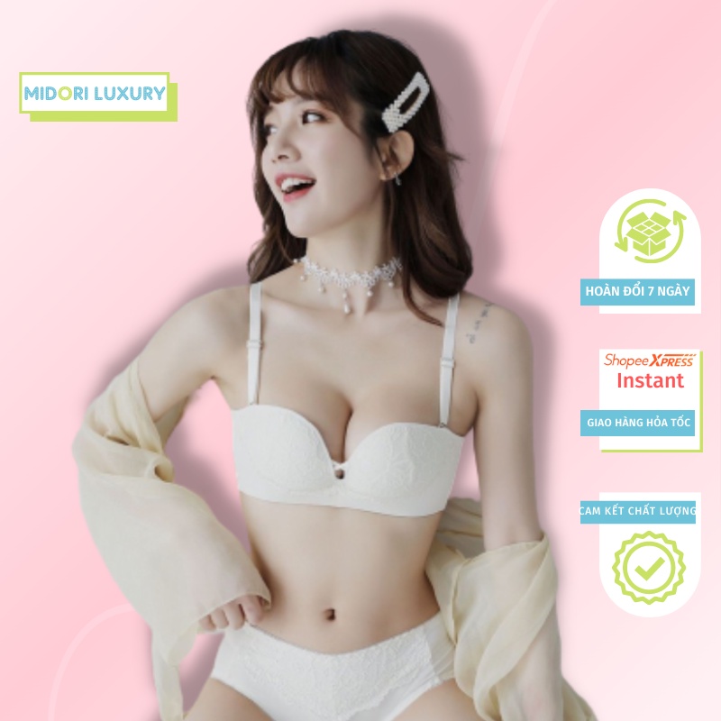 Áo lót không dây cup ngực chống tụt nâng ngực tốt đệm mềm êm quyến rũ AS35