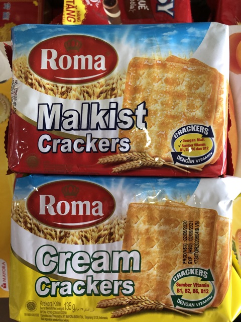 Date T12/2022-BÁNH QUY ROMA MALKIST CRACKERS 135g.