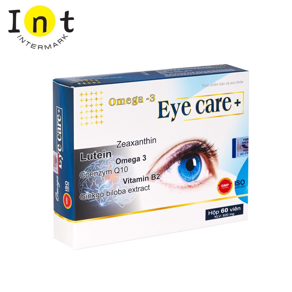 Hộp 60 Viên Uống Bổ Mắt Omega3 Eyecare Hoàng Kim