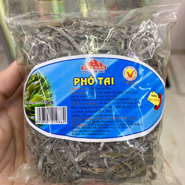 Phổ tai (Rong Biển Khô) Khánh Hòa 100Gram - Cooktime.vn