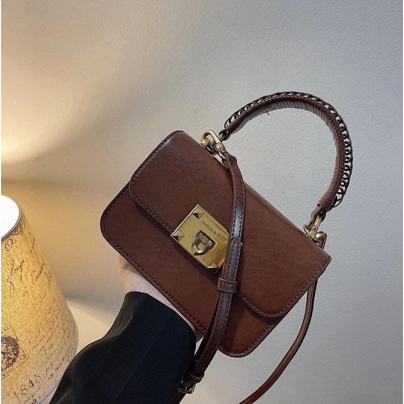 Túi CnK Quai Tết Size 18 Xinh Xỉu Hàng Xuất Kèm dây Đeo Chéo