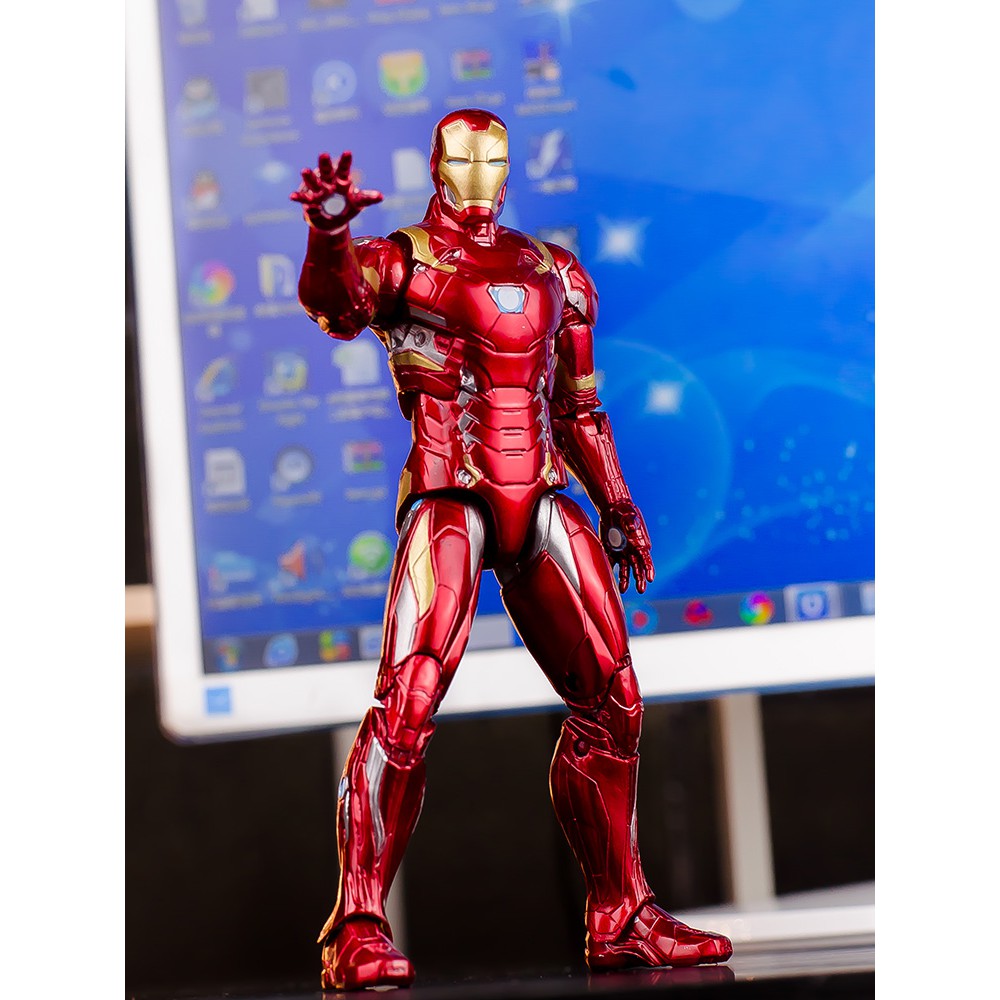 Mô hình Iron Man Mark 46 Captain America Civil War ZD Toys 17cm Avengers