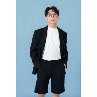Áo Blazer 4 cúc + Quần Short Âu đen phong cách Hàn Quốc và tối giản từ thương hiệu Do Good Daily