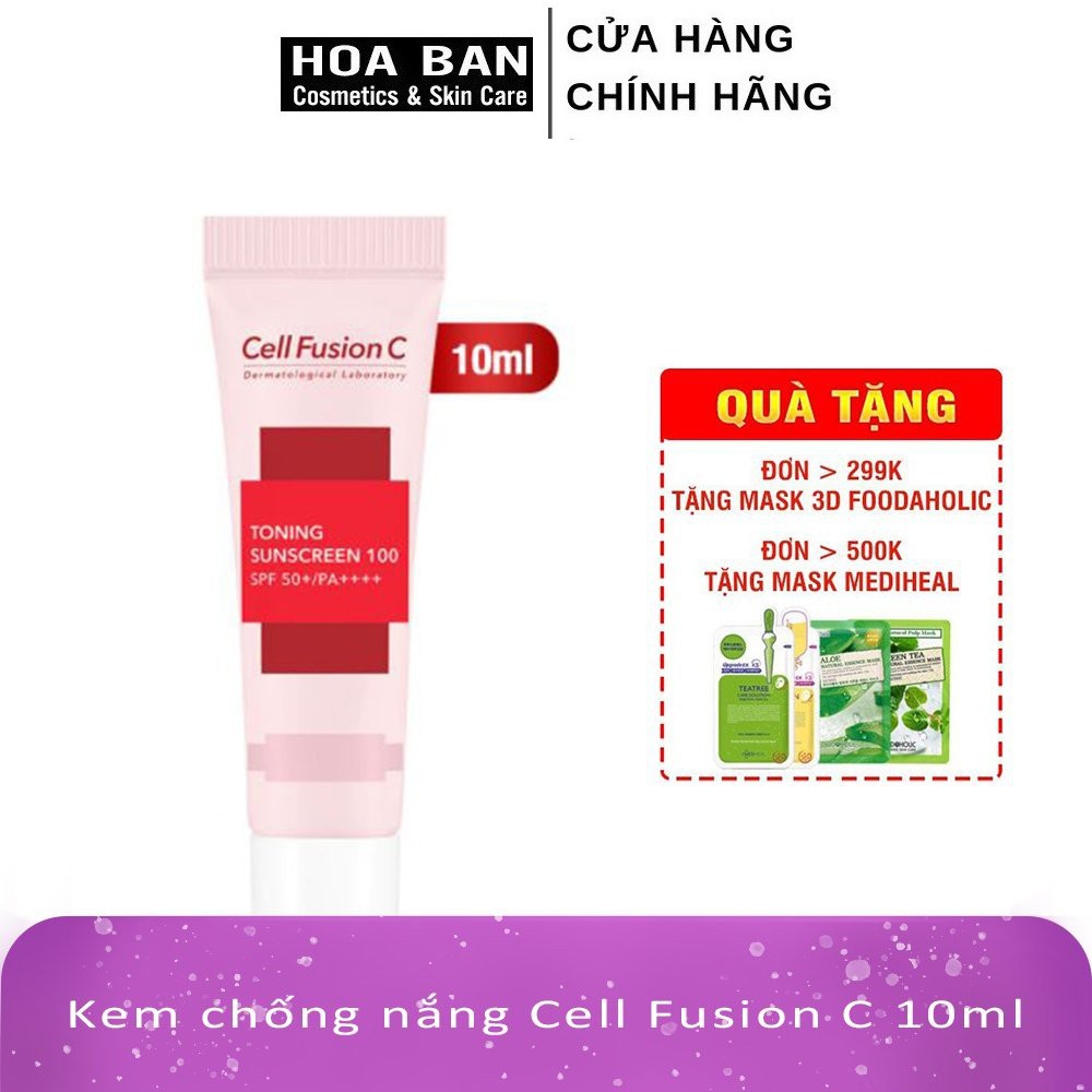 [MINI] Kem Chống Nắng Cell Fusion C ( Hồng ) 10ml