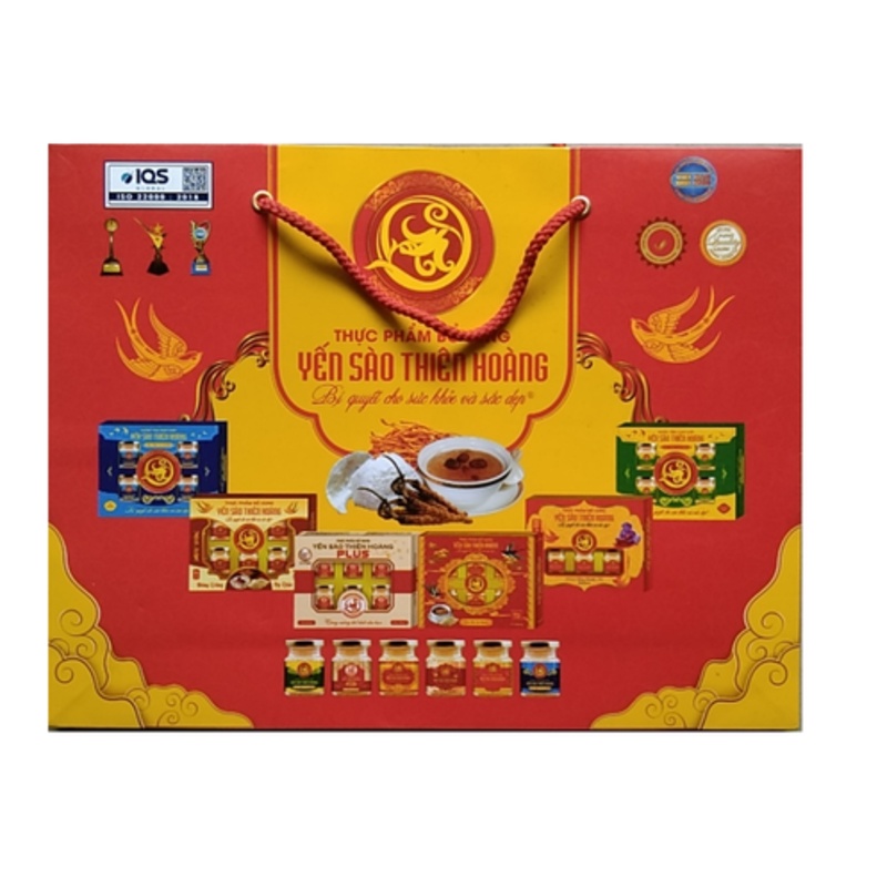 Yến thiên hoàng cao cấp 1 hộp 6 lọ