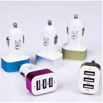 Tẩu Sạc 3 Cổng Usb 5.2a Cho Xe Hơi