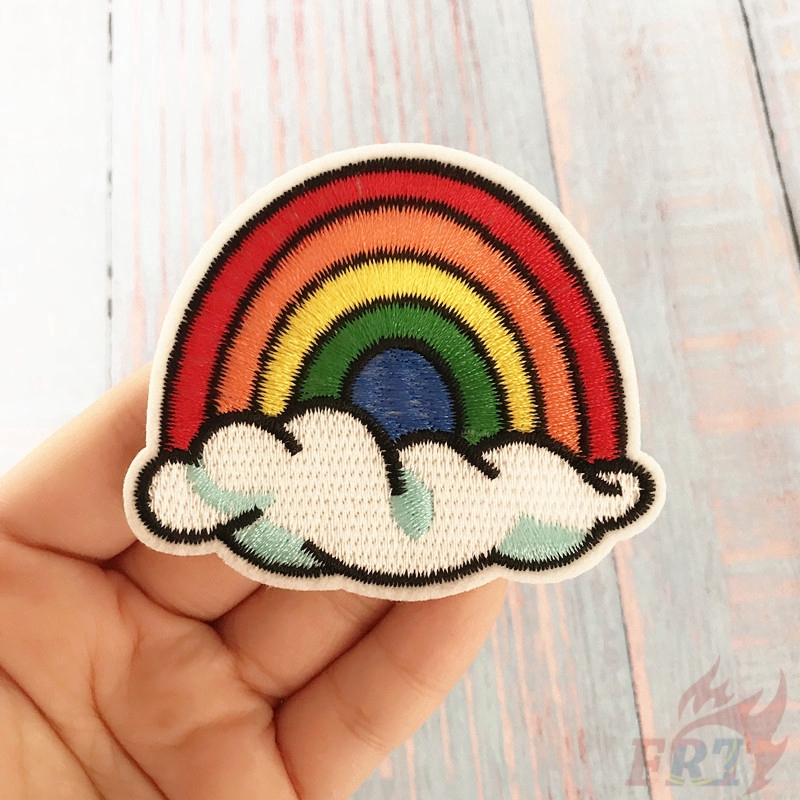Hình Dán Ủi Thêu Hình Kỳ Lân Và Cầu Vồng