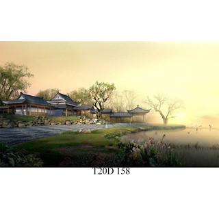 Tranh dán 3D bể cá cảnh
