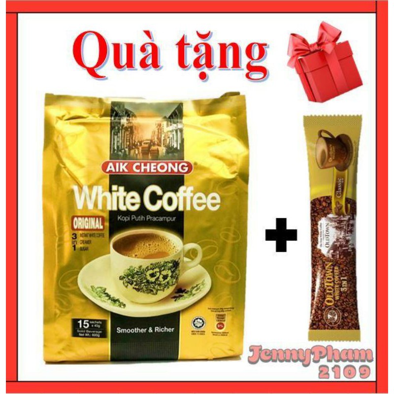 [hàng chính hãng]Cà phê trắng White Coffee AIK Original malaysia
