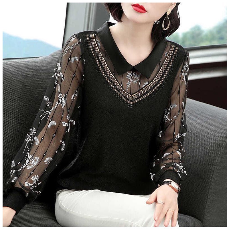 Áo Thun Nữ Dài Tay Plus Size Thời Trang Mới