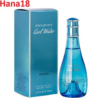 Nước hoa Nữ 100ml Davidoff Cool Water EDT For Women Hana18 cung cấp hàng 100% chính hãng