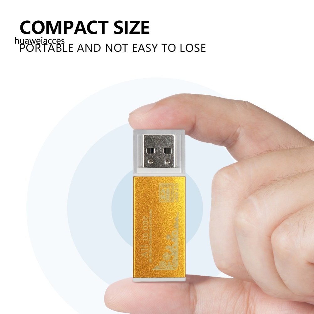 Đầu Đọc Thẻ Nhớ Hua Usb 2.0 Micro-Sd / Tf / Ct / Ms / Sdhc / Mmc | BigBuy360 - bigbuy360.vn